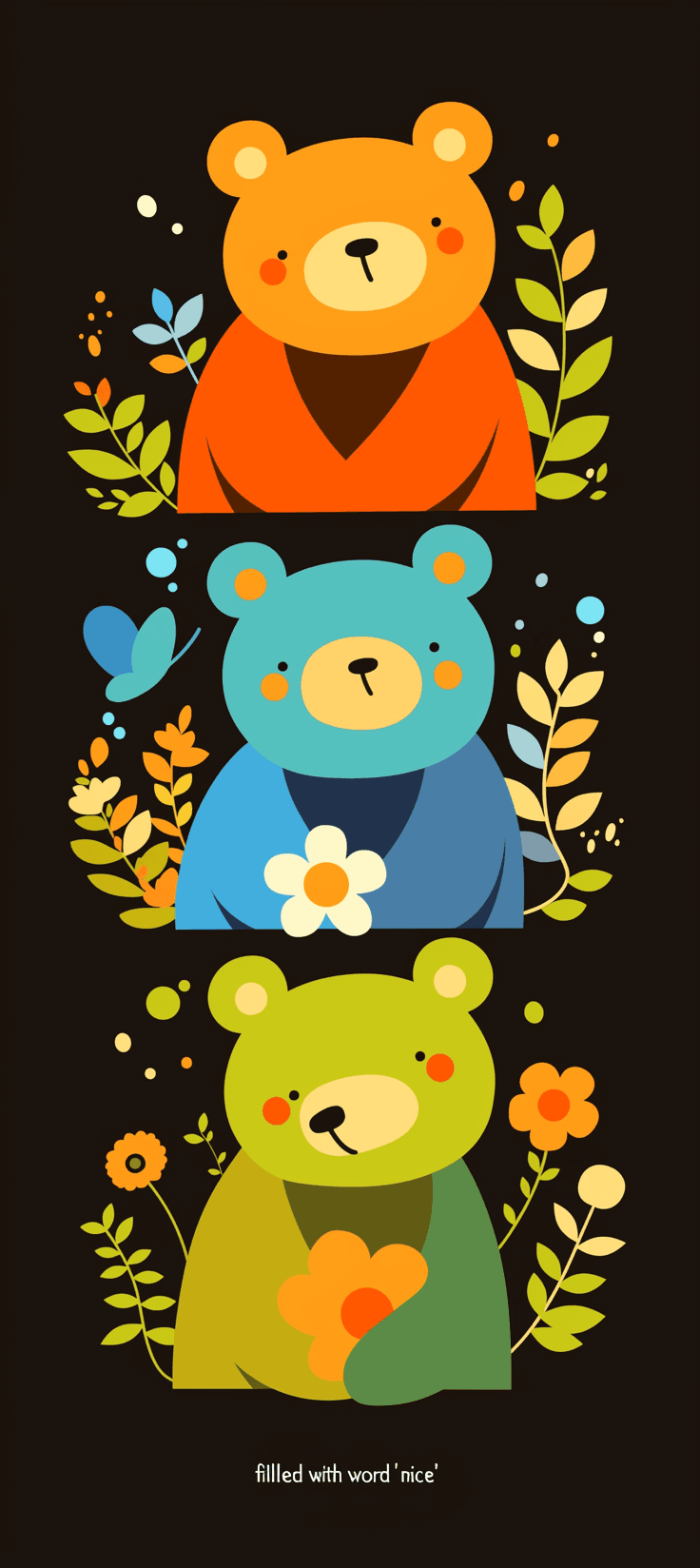Street Bear Roam original repeating artwork