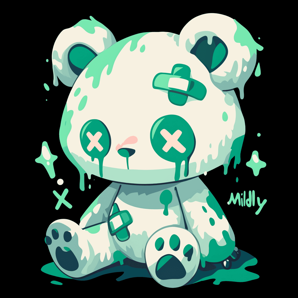 Street Bear Onyx original repeating artwork