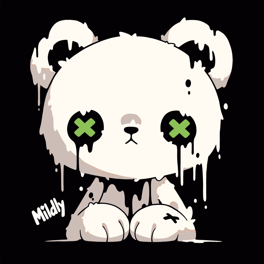 Street Bear Ivory original repeating artwork
