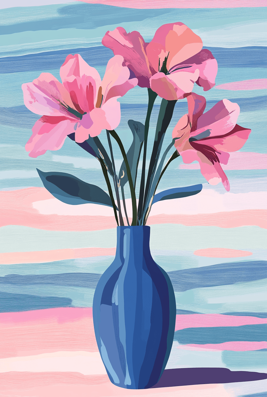 Vase Gang original repeating artwork