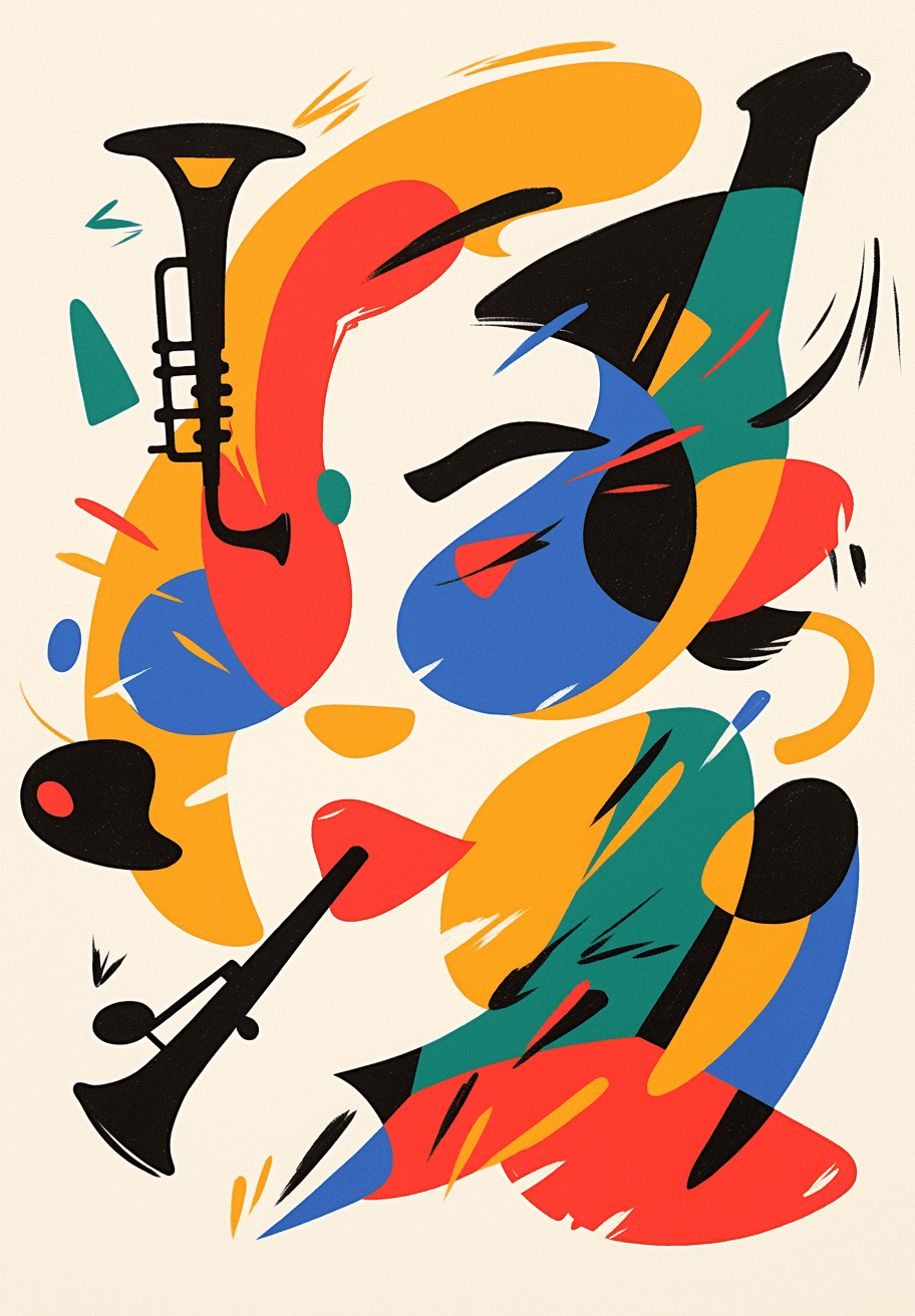 Abstract Face 251 original repeating artwork