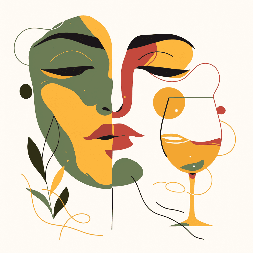 Abstract Face 415 original repeating artwork
