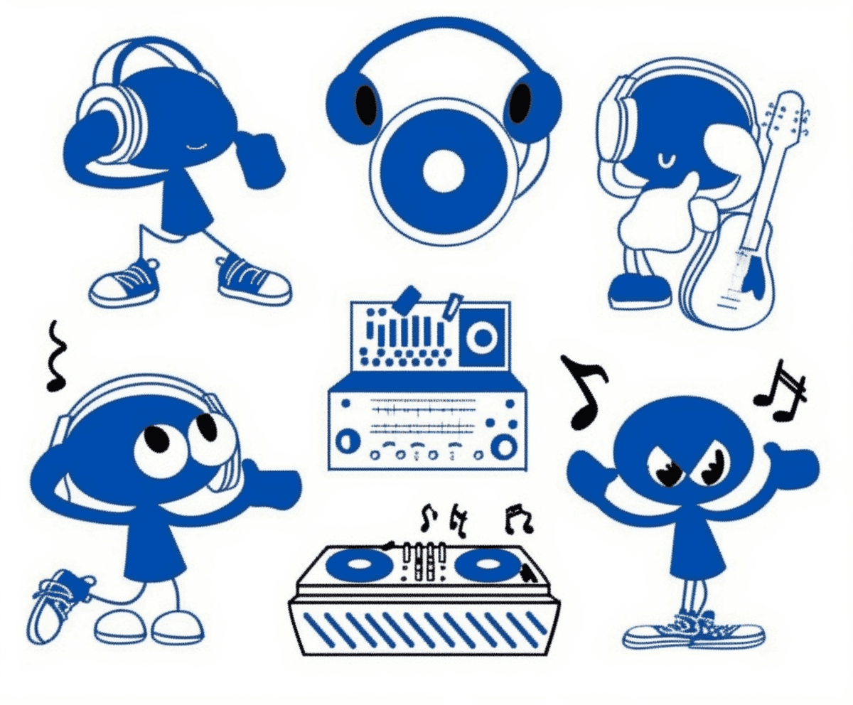 Music Tribe original repeating artwork