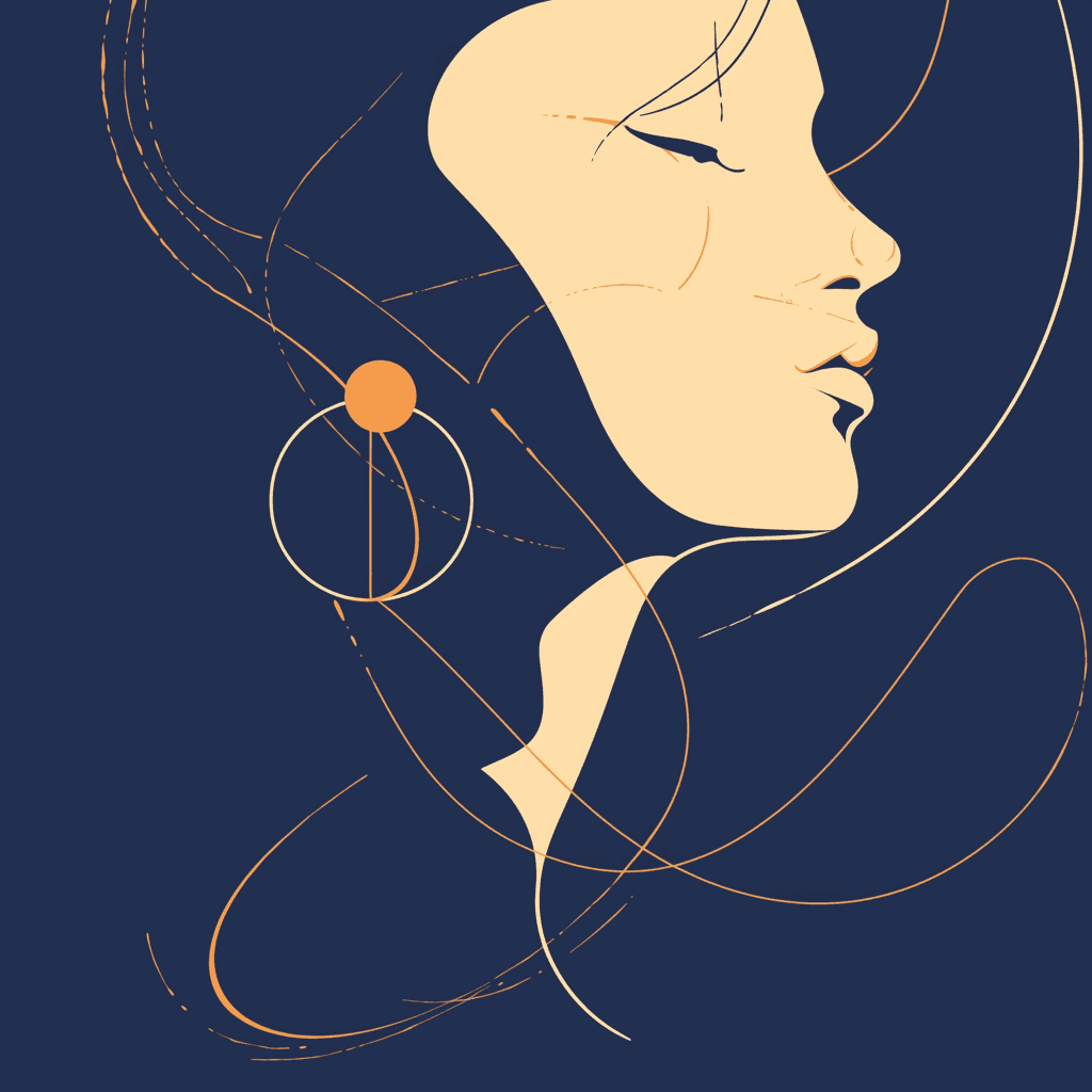 Abstract Face 632 original repeating artwork
