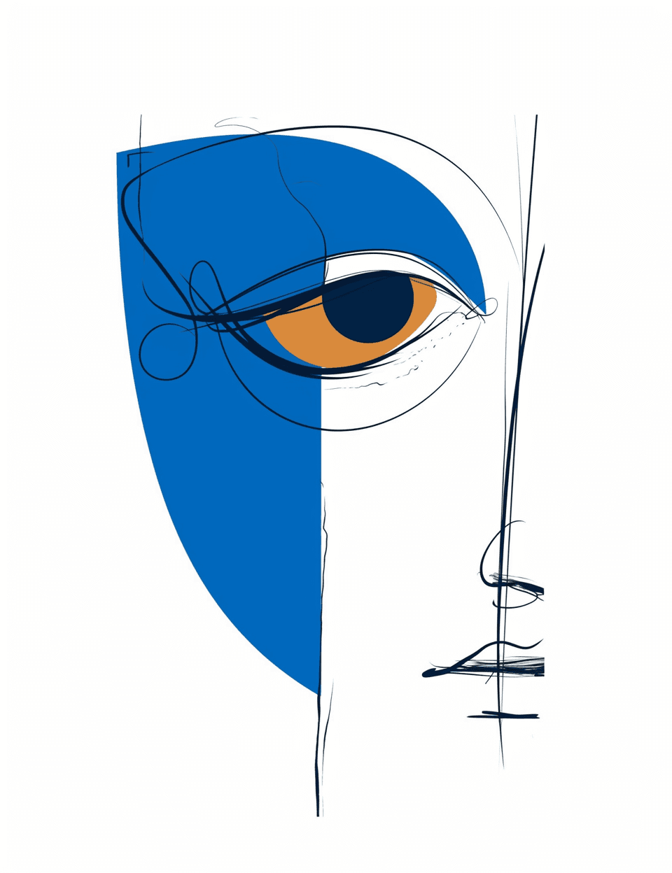 Abstract Design Line original repeating artwork