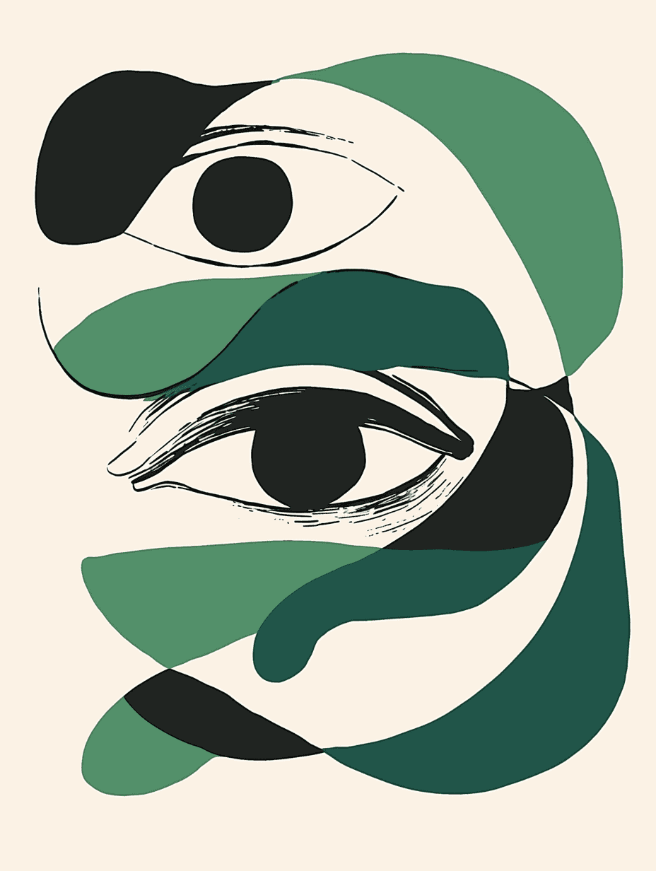 Abstract Design East original repeating artwork