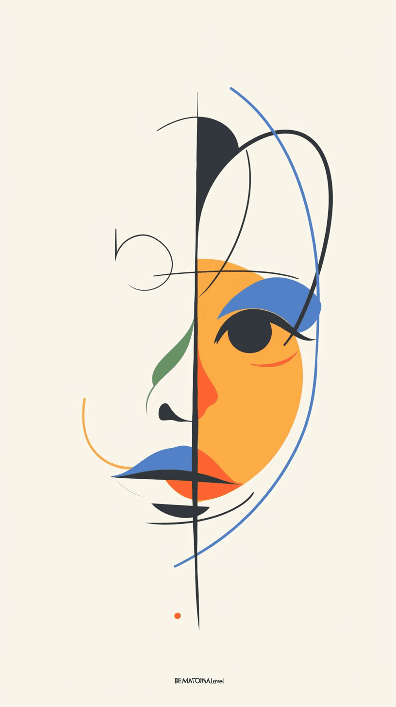 Abstract Design Golden original repeating artwork