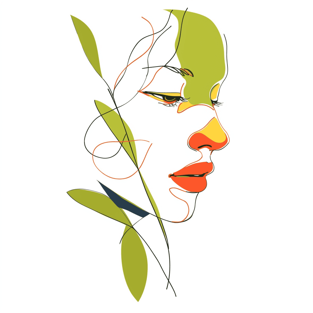 Face Rise original repeating artwork