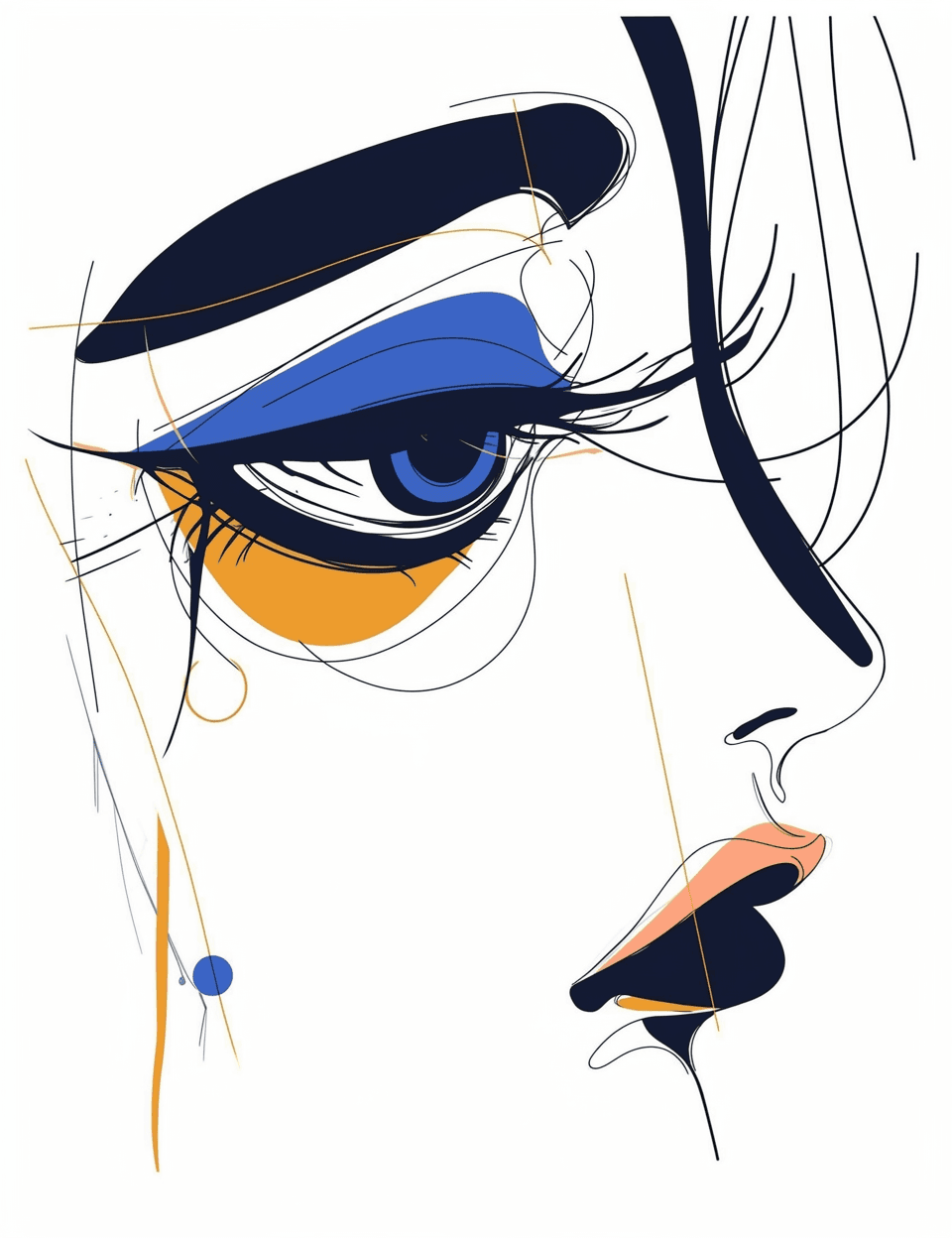 Face Dash original repeating artwork