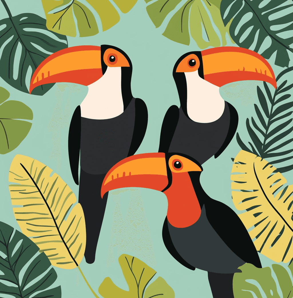 Animals 122 original repeating artwork