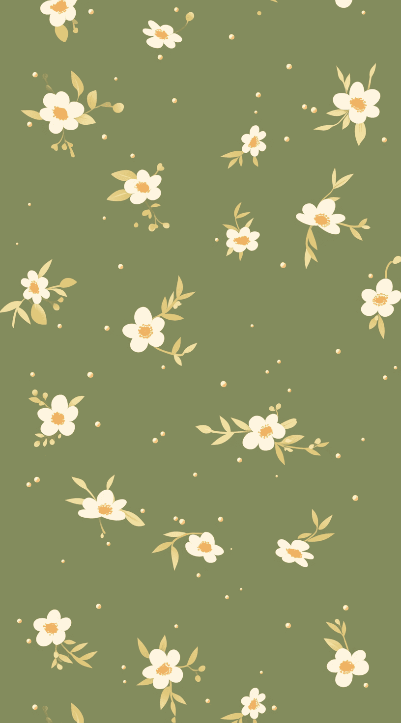 Retro Blossom Party original repeating artwork