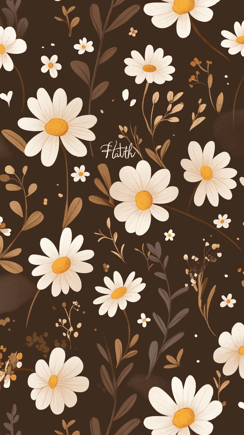 Retro Blossom Collective original repeating artwork