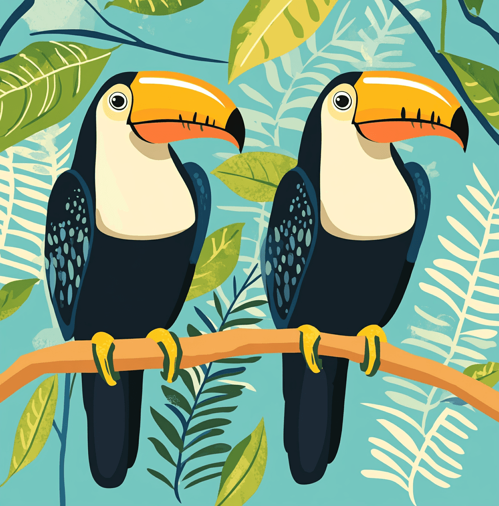 Animals Tribe original repeating artwork