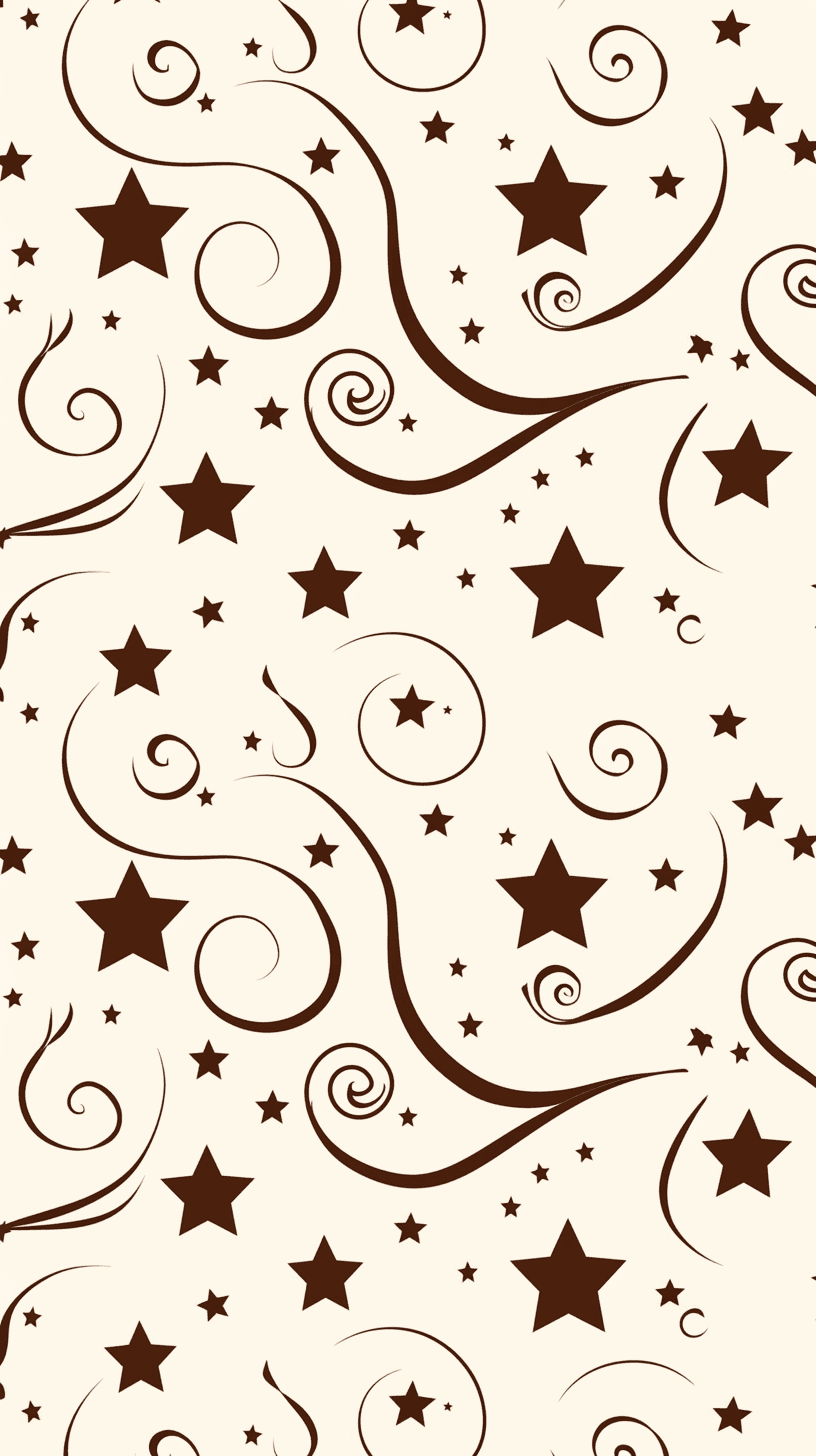Retro Star Team original repeating artwork