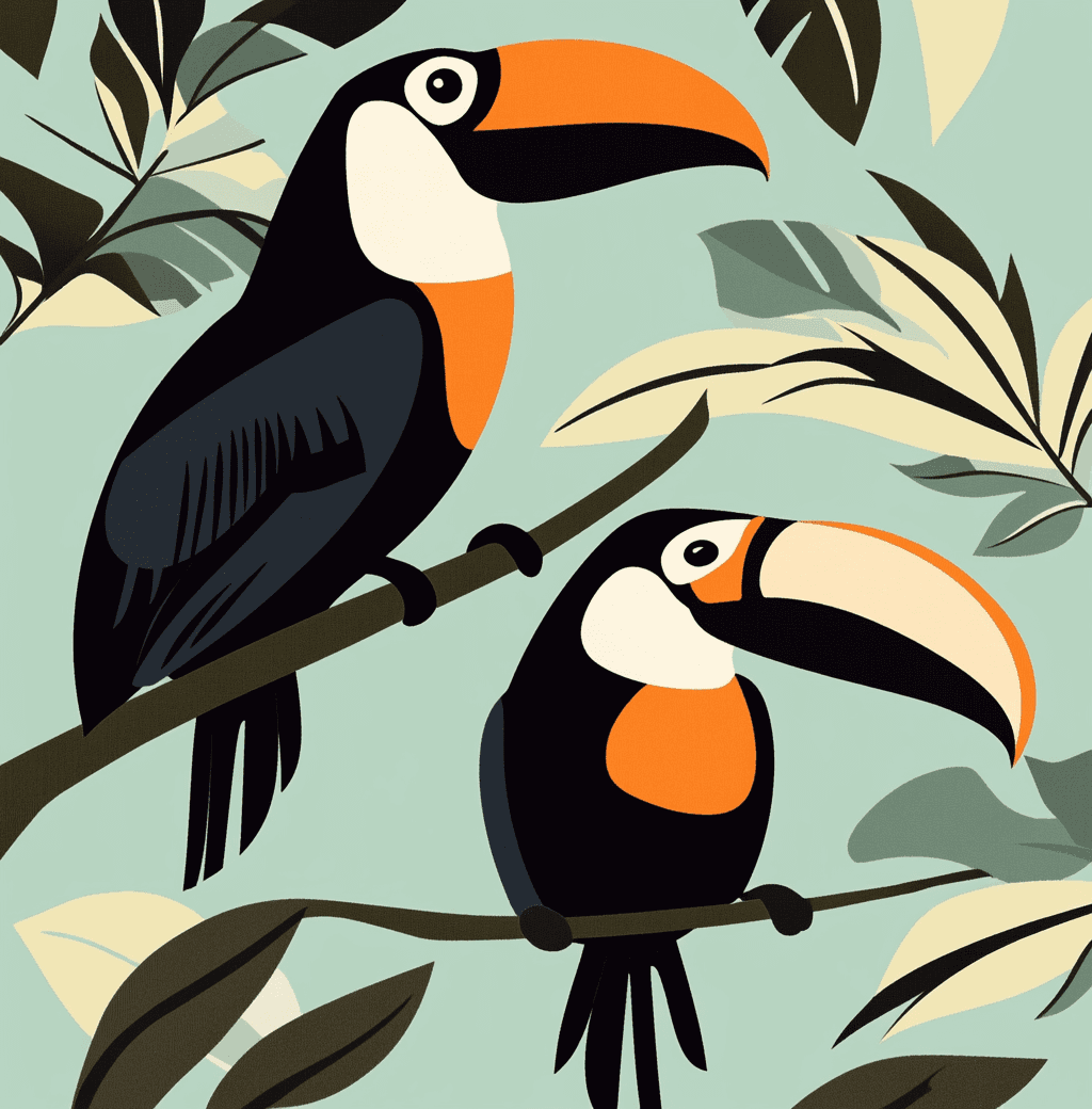 Animals Mono original repeating artwork