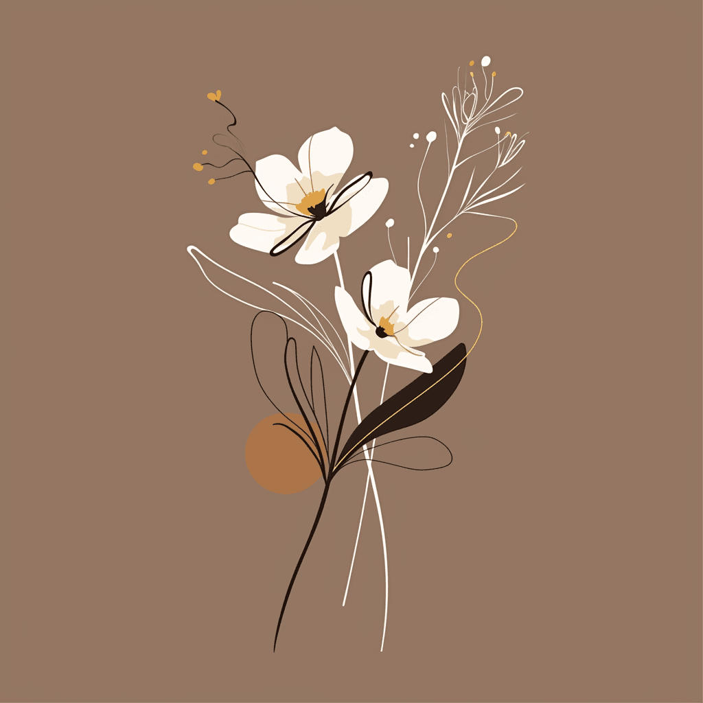 Retro Bloom Crew original repeating artwork