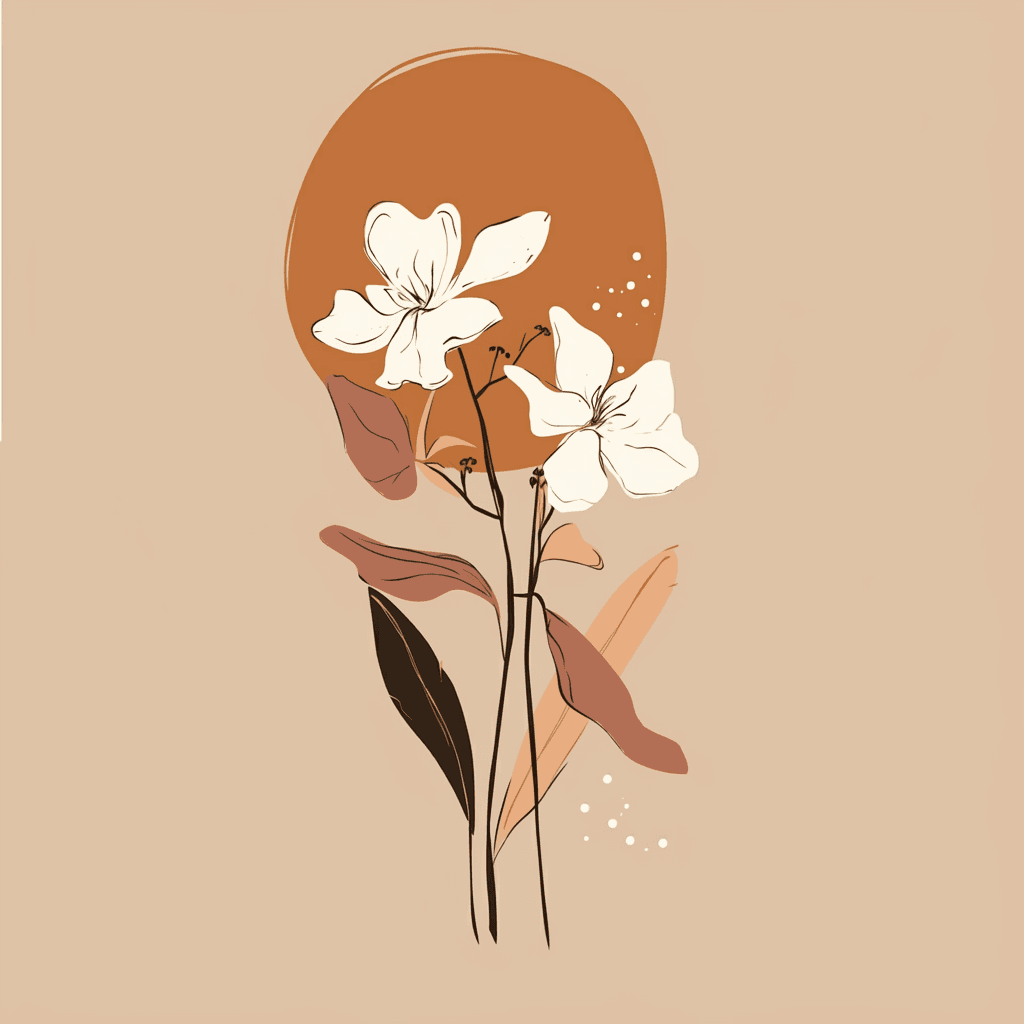 Retro Bloom Show original repeating artwork