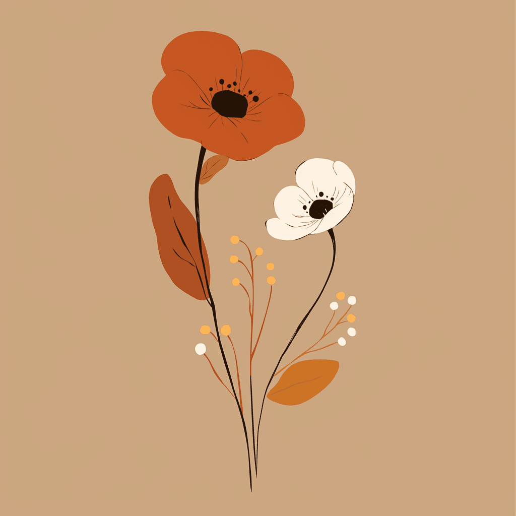 Retro Bloom Club original repeating artwork