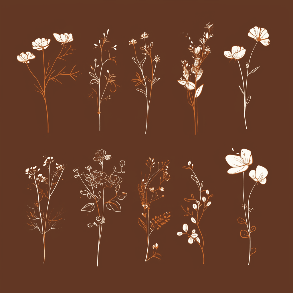 Retro Bloom Festival original repeating artwork