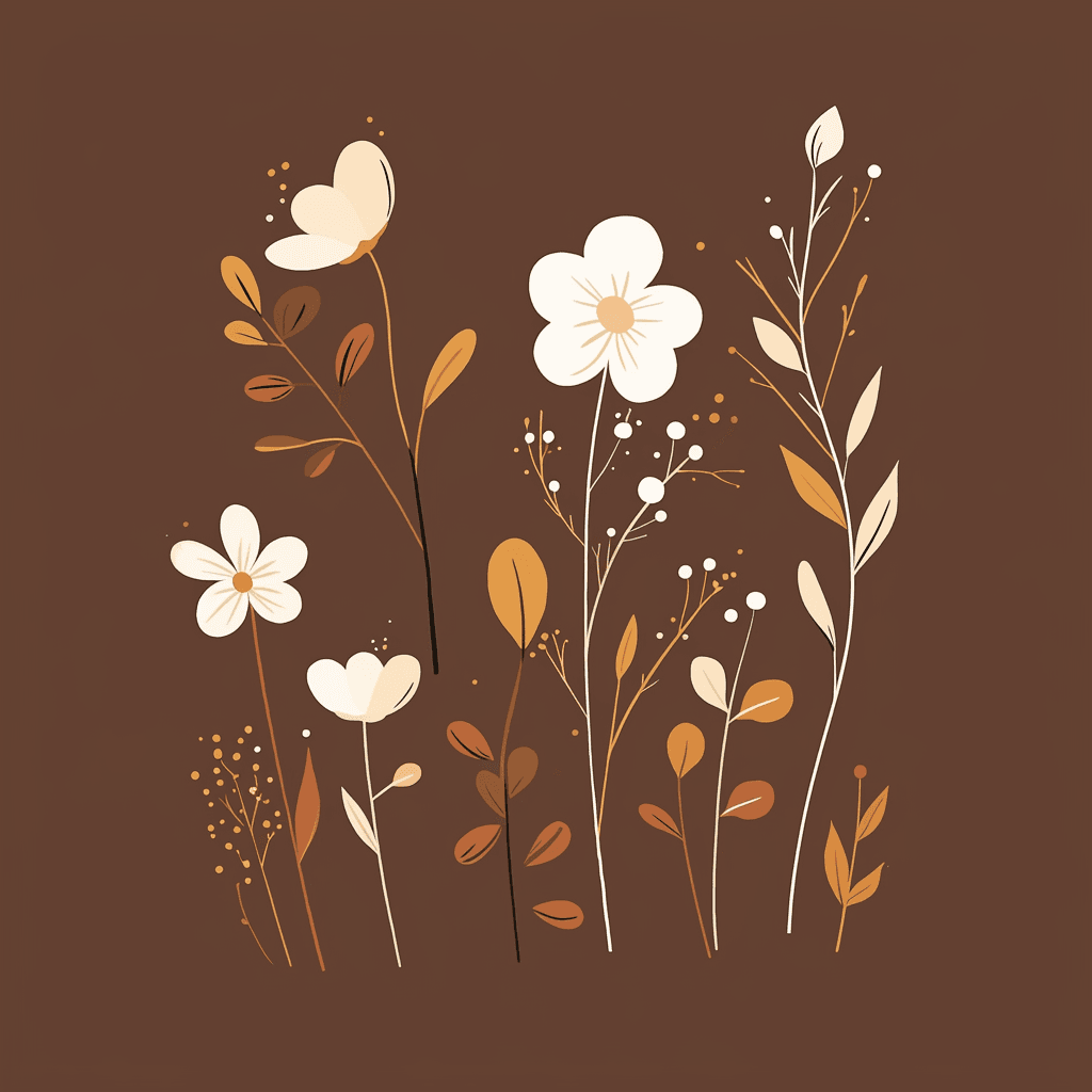 Retro Bloom Jam original repeating artwork