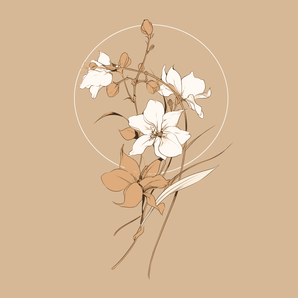 Retro Bloom original repeating artwork