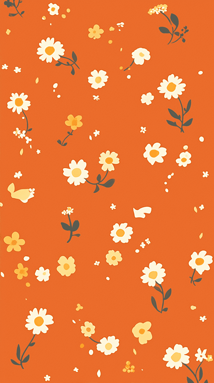 Retro Bloom Rhythm original repeating artwork