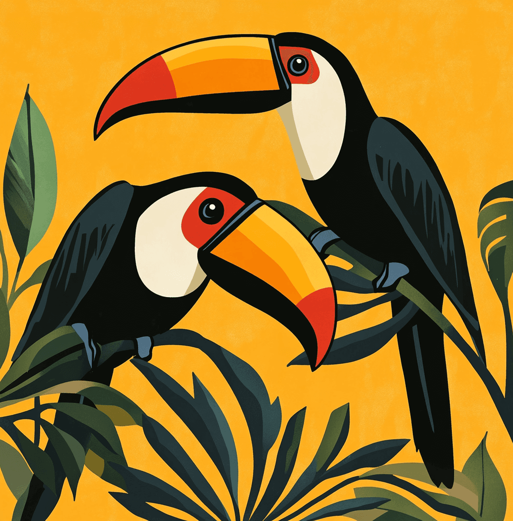 Animals Squad original repeating artwork