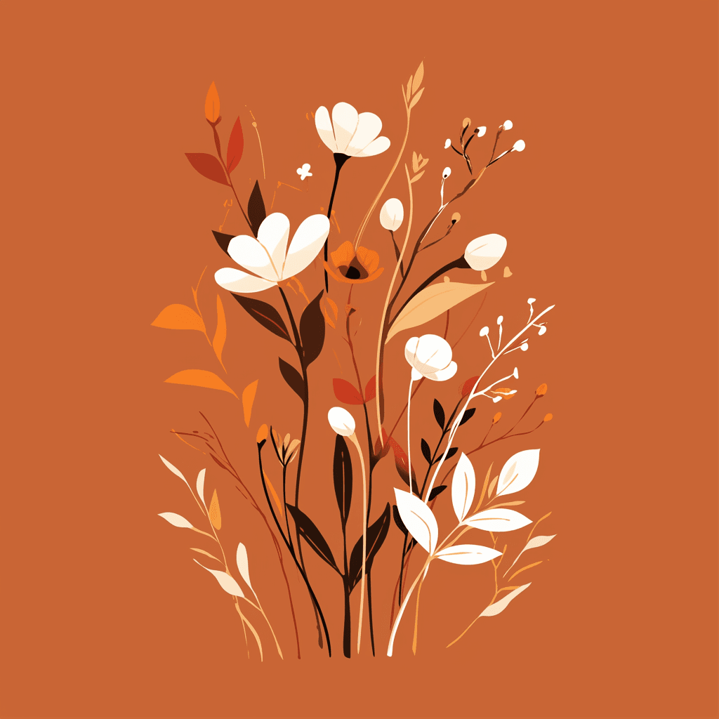 Retro Bloom Flip original repeating artwork