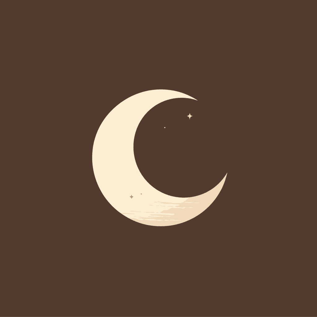 Retro Moon original repeating artwork