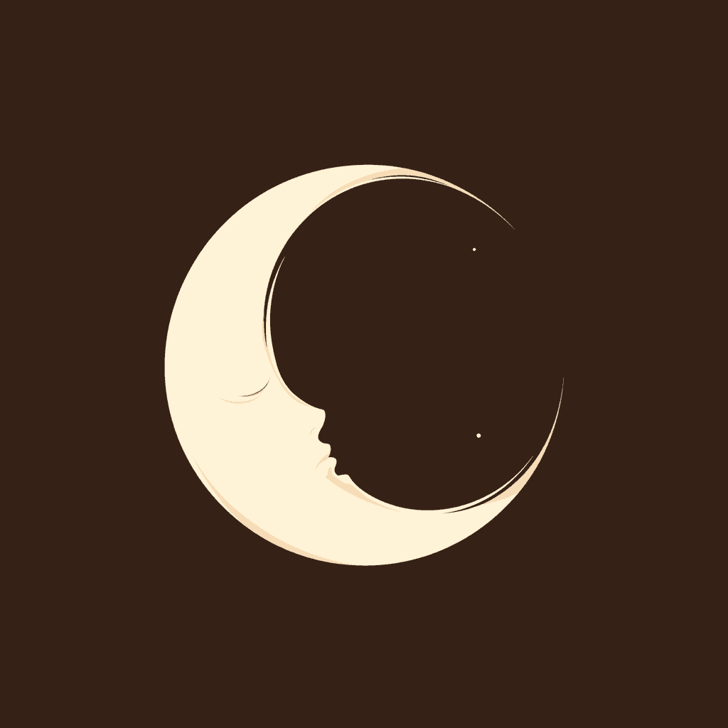 Retro Moon Crew original repeating artwork
