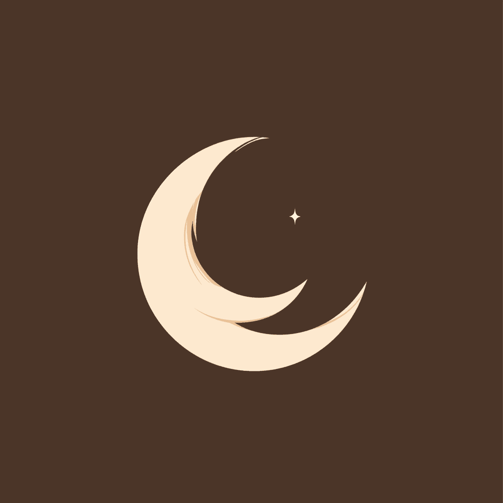 Retro Moon Pals original repeating artwork