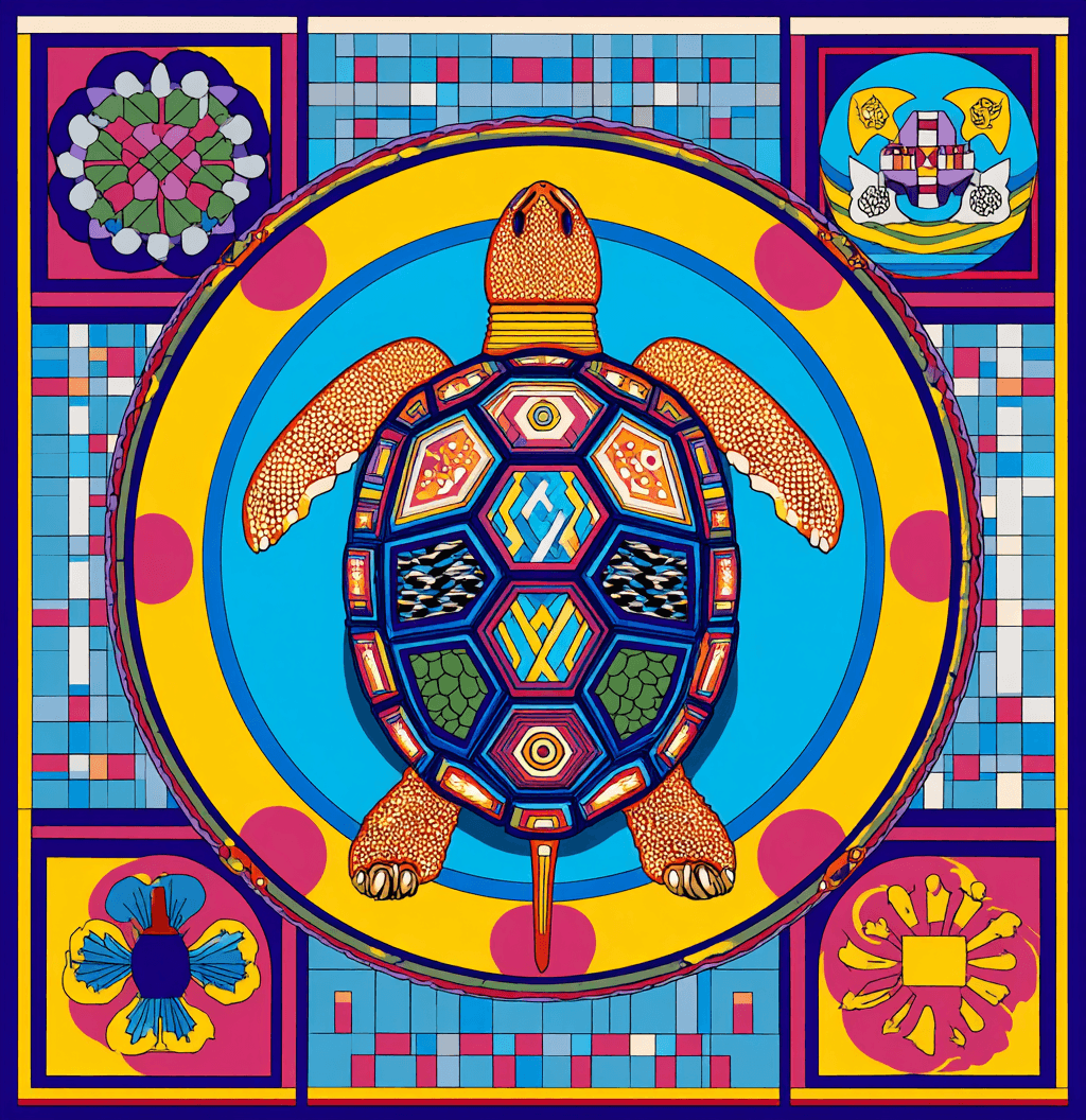 Animals 076 original repeating artwork