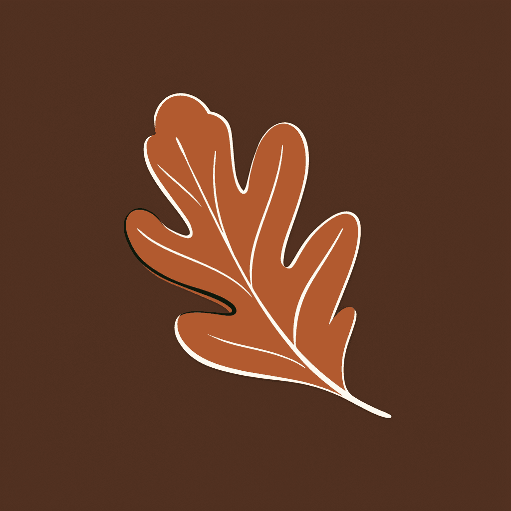 Retro Leaves Pals original repeating artwork