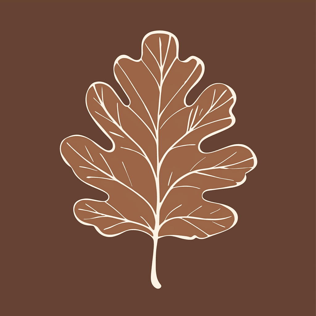Retro Leaves Festival original repeating artwork