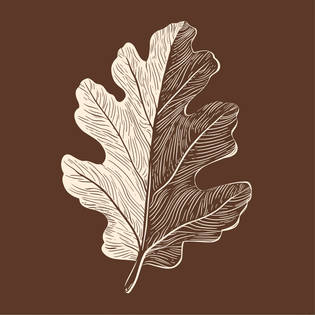 Retro Leaves Tribe original repeating artwork