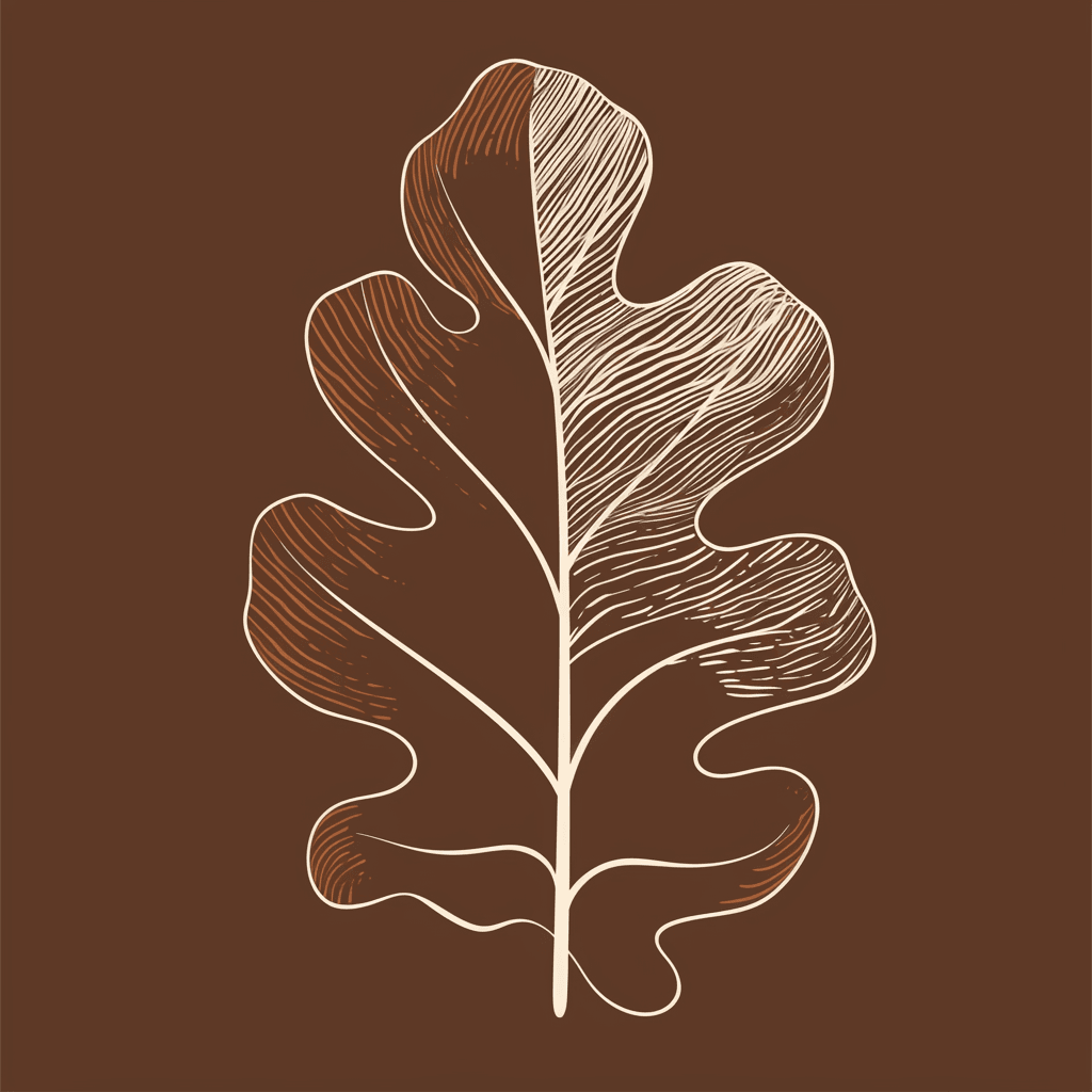 Retro Leaves Picnic original repeating artwork