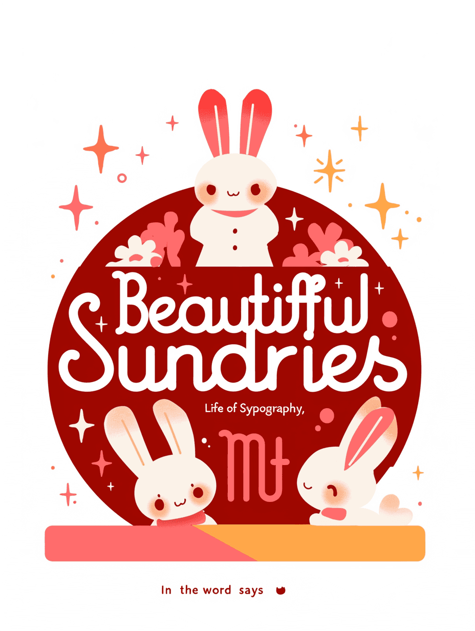 Retro Bunny original repeating artwork