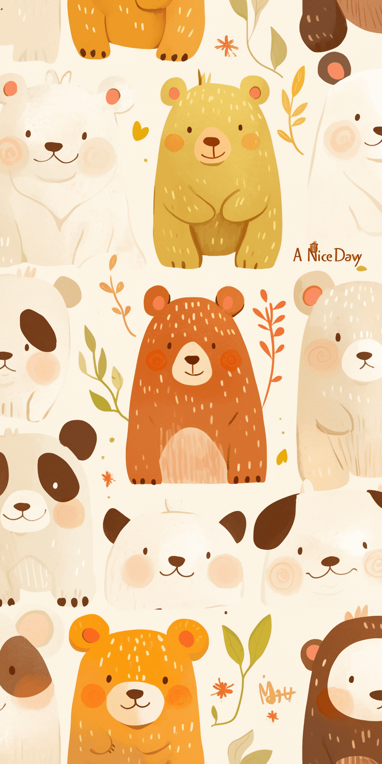 Retro Animals Sprint original repeating artwork