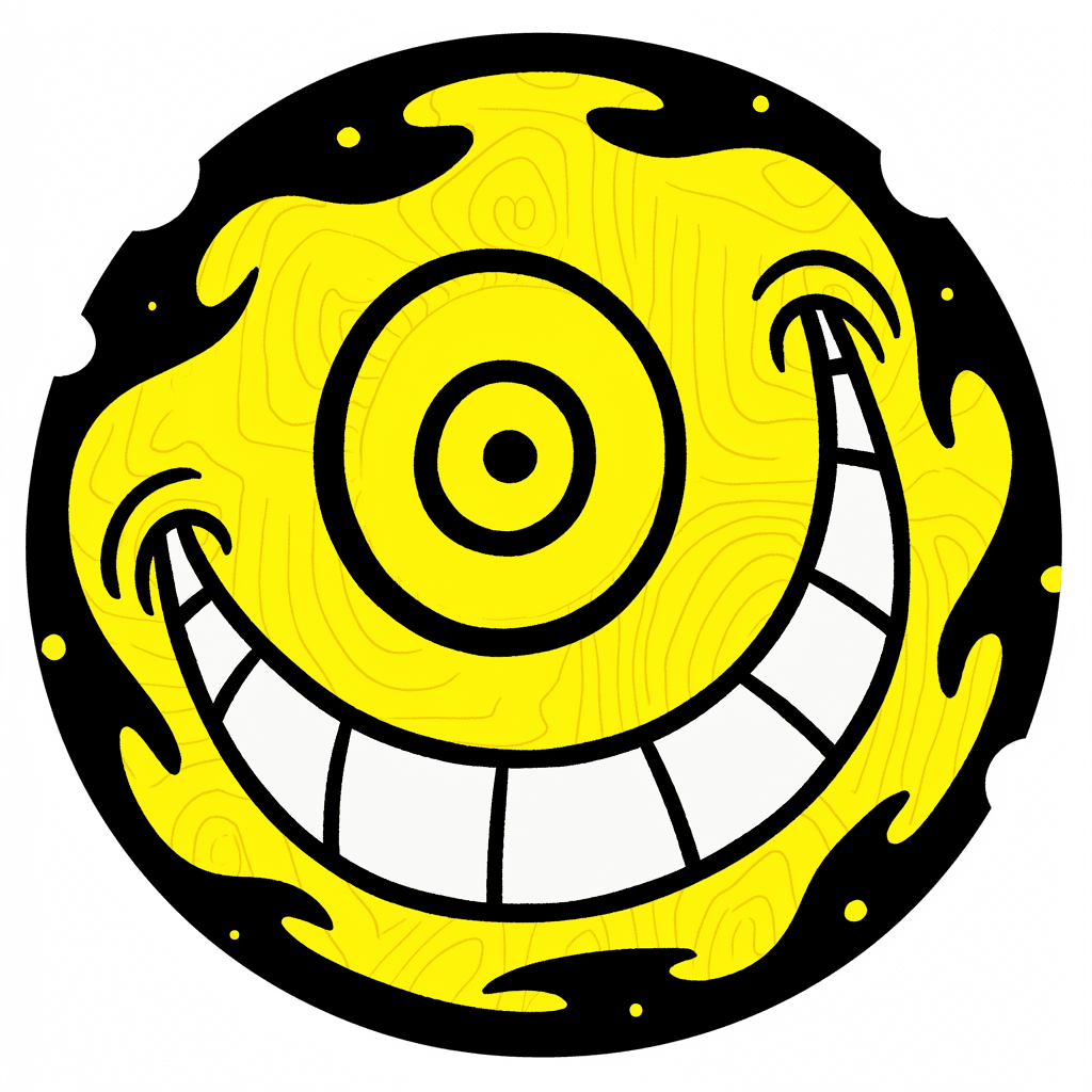 Smiley Festival original repeating artwork