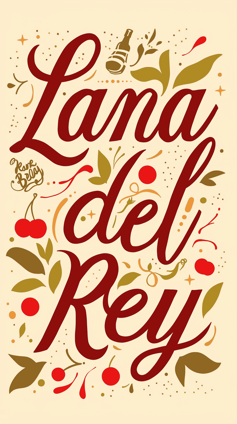 Retro Letter Flip original repeating artwork