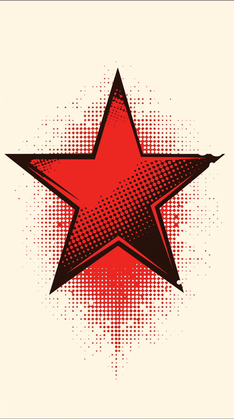 Retro Star Carnival original repeating artwork
