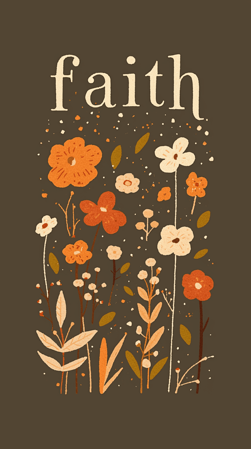 Retro Bloom Party original repeating artwork