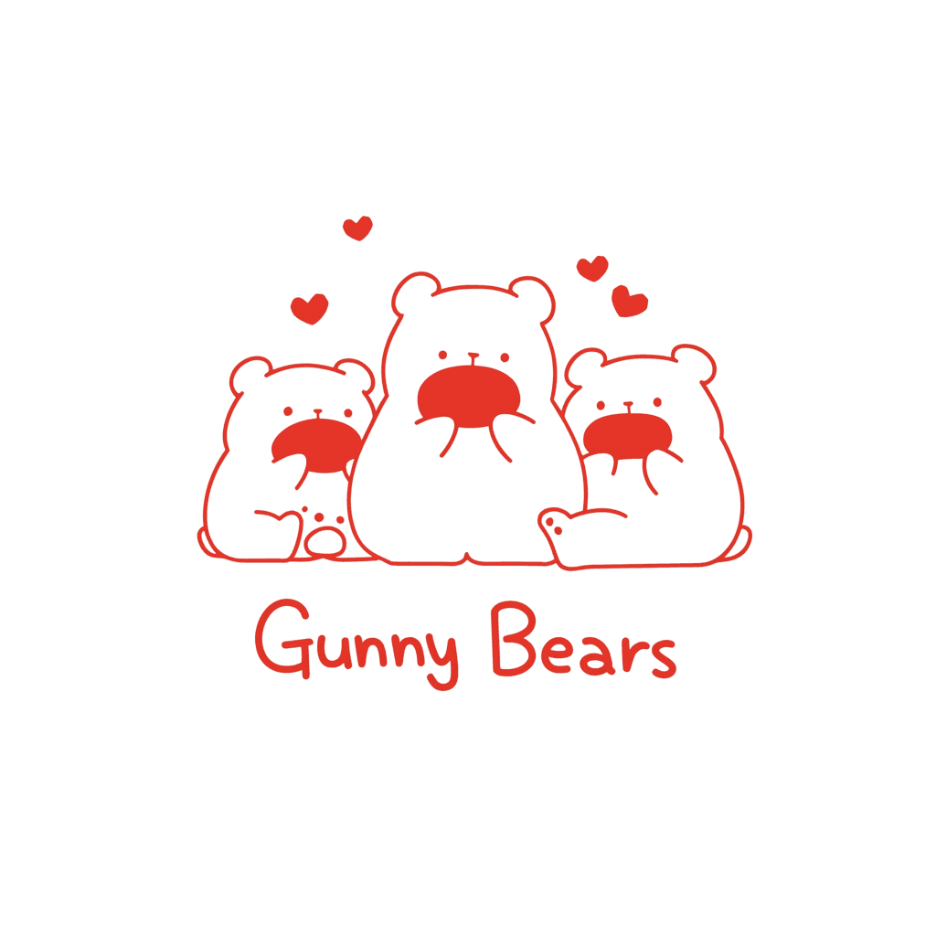 Retro Bear original repeating artwork