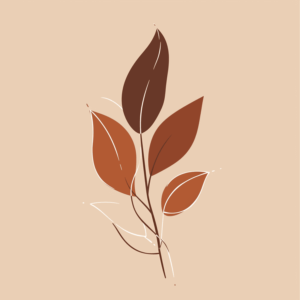 Retro Leaves Squad original repeating artwork