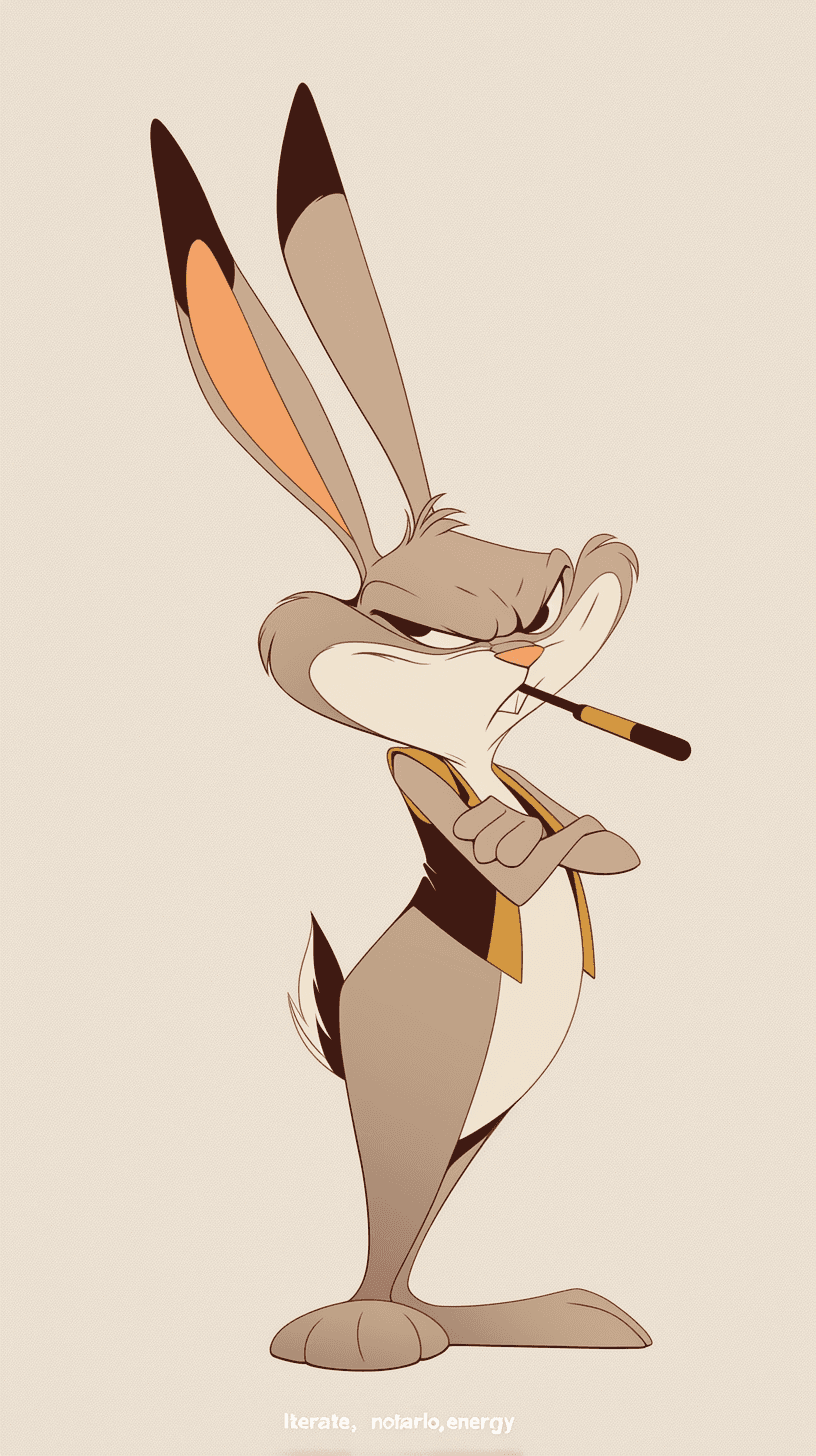 Retro Bunny Club original repeating artwork