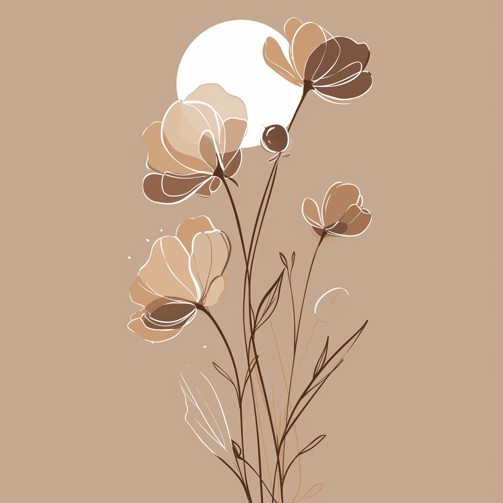 Retro Leaves Crew original repeating artwork