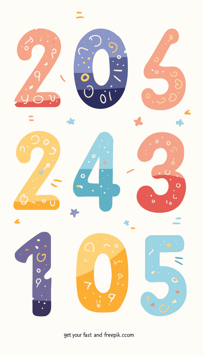 Number 137 original repeating artwork