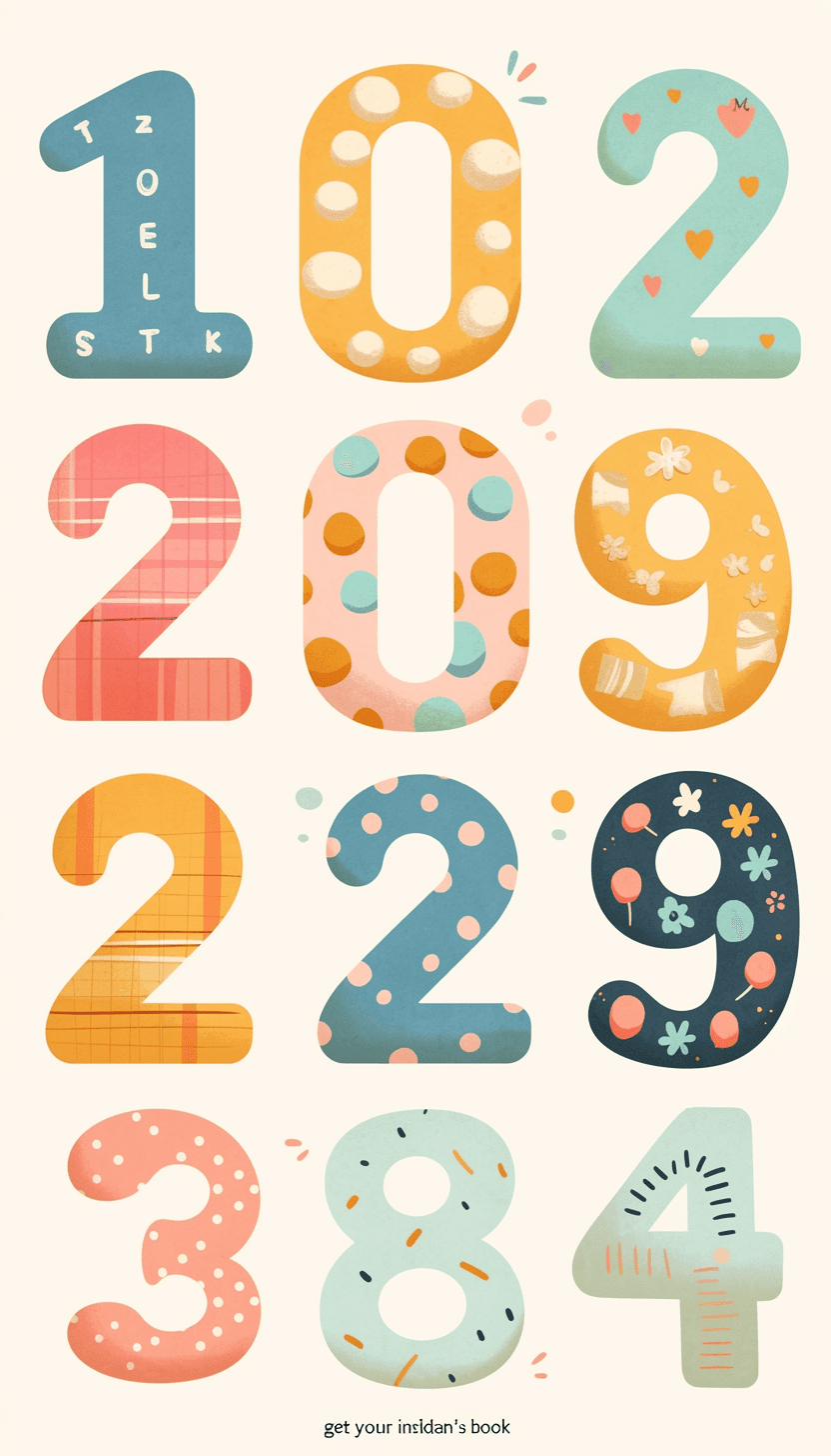 Number 136 original repeating artwork