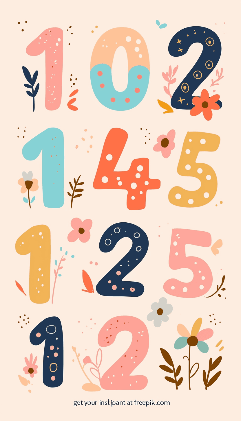 Number 121 original repeating artwork