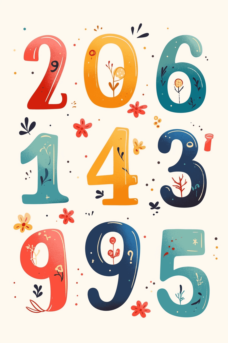 Number 088 original repeating artwork